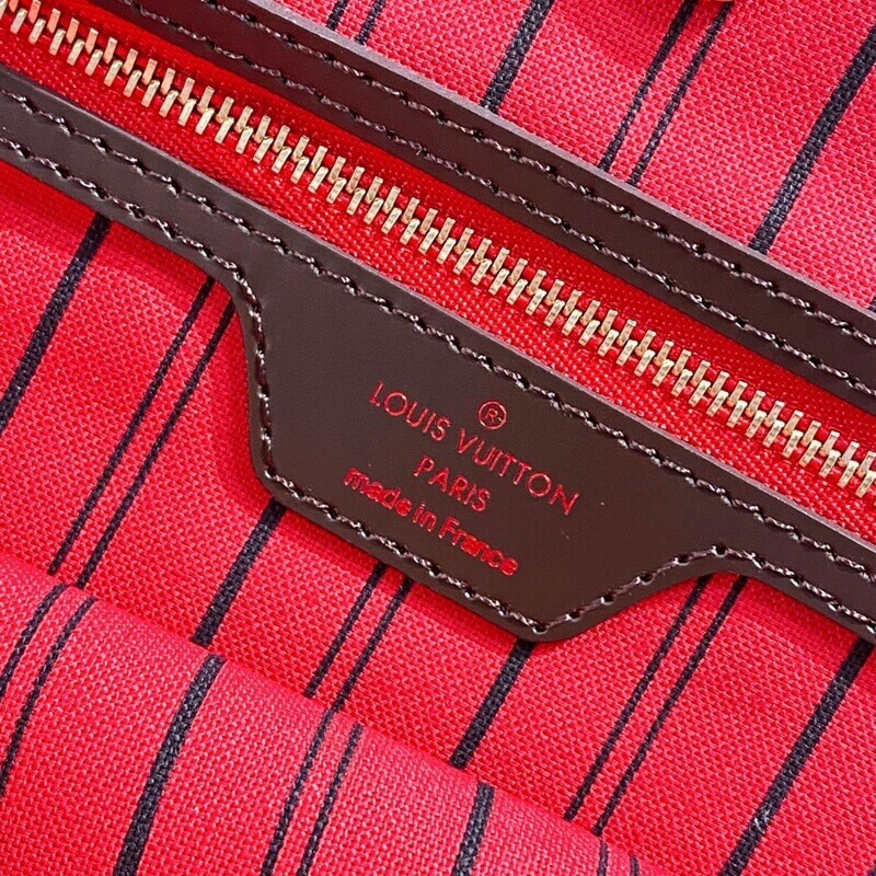 Replica Louis Vuitton Damier Ebene Canvas Delightful Mm N41460