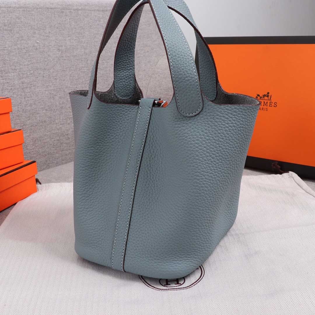 Replica Hermes Aaa-Picotin Lock 22Cm 18Cm Bag Blue/Orange/Pink