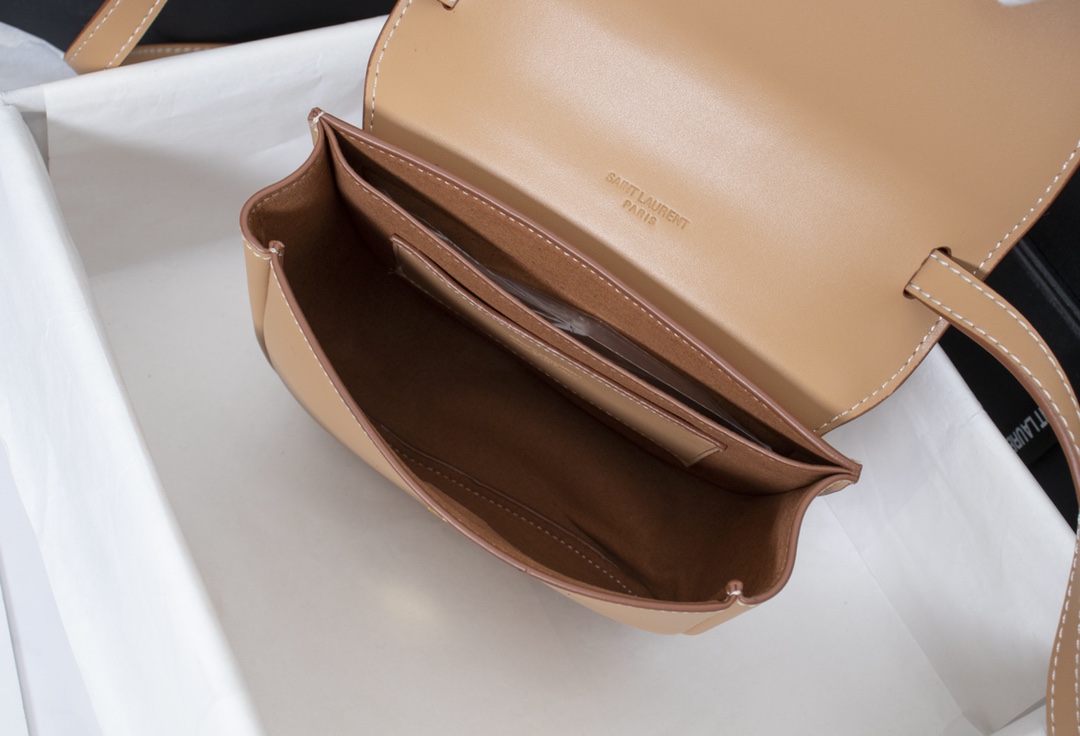 Replica Ysl Kaia Small Satchel In Smooth Leather