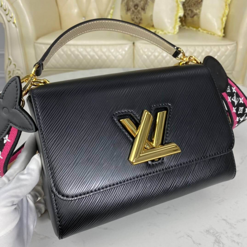 Replica Louis Vuitton Wide Embroidered Strap Twist Pm M57049