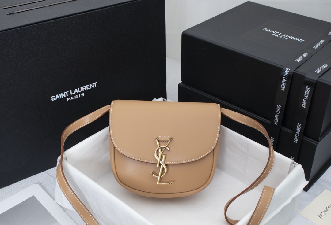 Replica Ysl Kaia Small Satchel In Smooth Leather