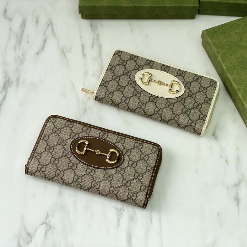 Replica Gucci Horsebit 1955 Zip Around Wallet