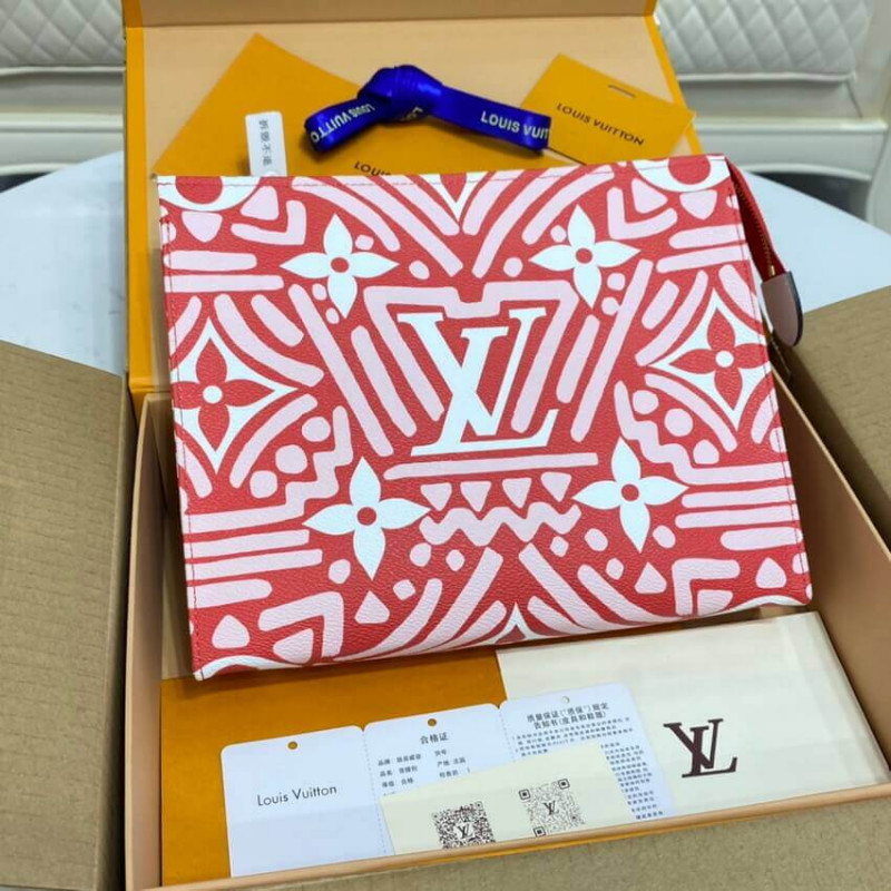 Replica Louis Vuitton Lv Crafty Toiletry Pouch 26 M45476 Red