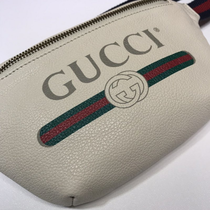 Replica Gucci Small Belt Bag 527792 Black/White