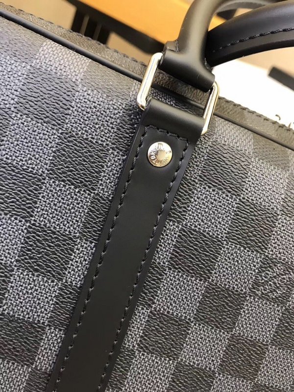 Replica Louis Vuitton Porte-Documents Voyage Pm N41478 Grey Plaid