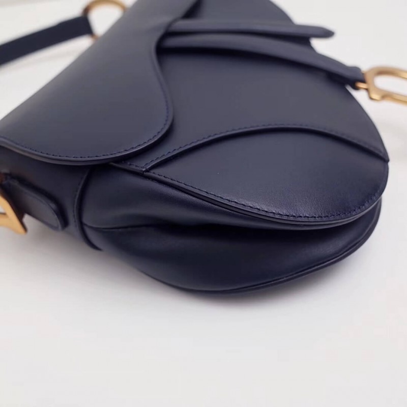 Replica Christian Dior Smooth Calfskin Saddle Bag M0446