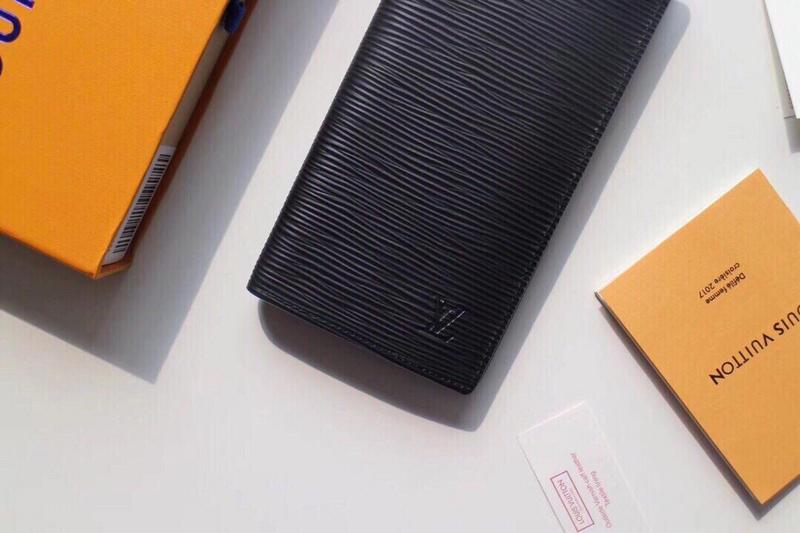 Replica Louis Vuitton Brazza Wallet Black
