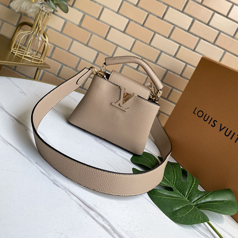 Replica Louis Vuitton Capucines Mini Black/White/Red/Pink/Beige