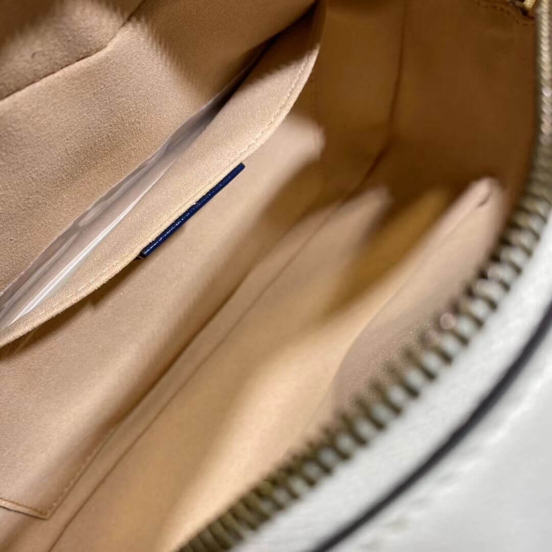 Replica Gucci Gg Marmont Small Shoulder Bag 447632 White