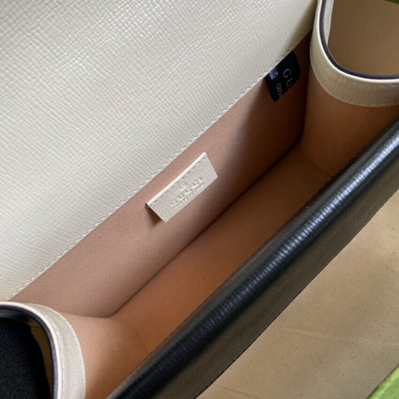 Replica Gucci Dionysus Mini Bag 421970 Orange White Leather