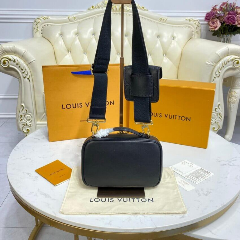 Replica Louis Vuitton Calfskin Leather Utility Crossbody M80450