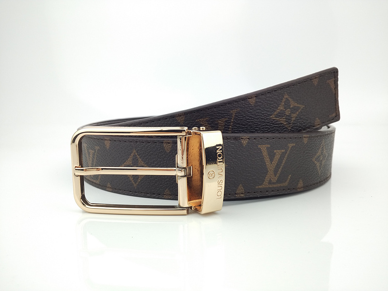 Replica Louis Vuitton Belt L160-80 35Mm Gold