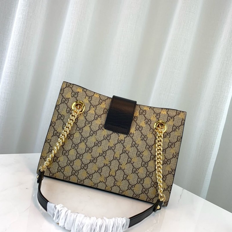 Replica Gucci Padlock Small Gg Bees Shoulder Bag 498156