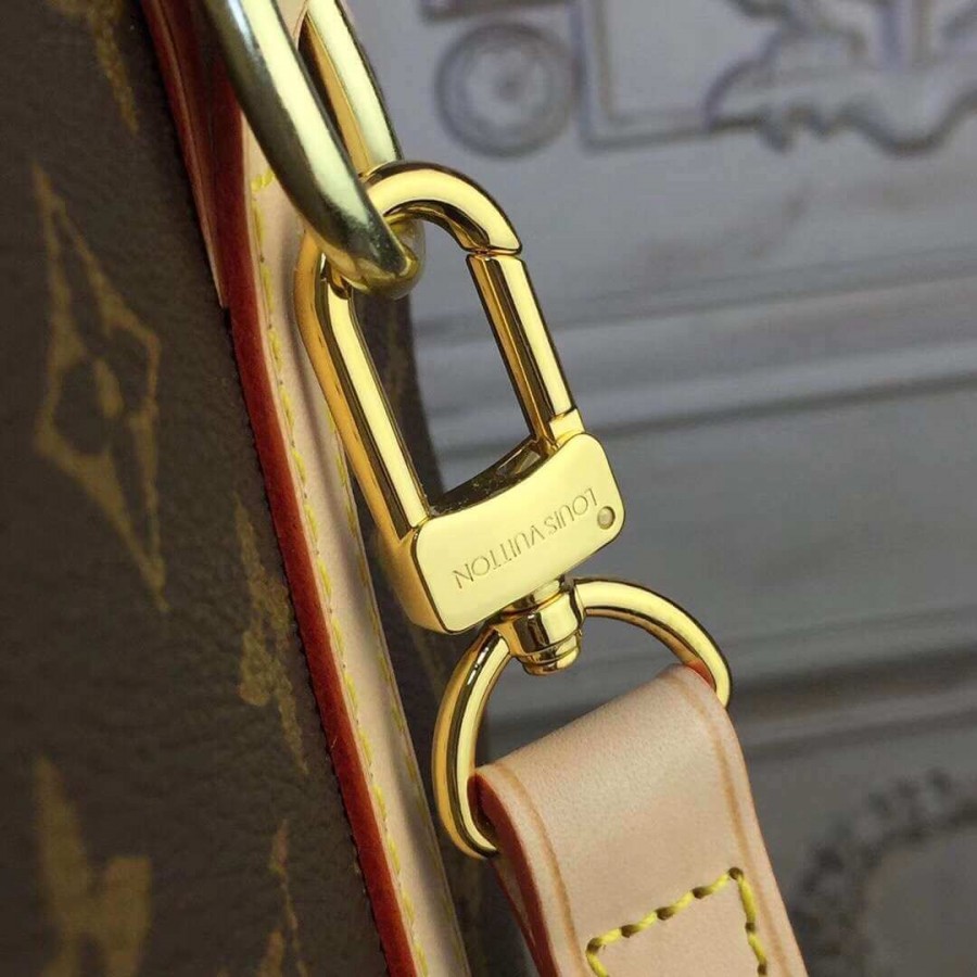 Replica Louis Vuitton Monogram Canvas Speedy Bandouliere 35 M41111