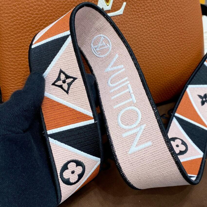 Replica Louis Vuitton Capucines Bb M59266 Gold/Noir