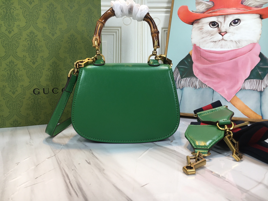 Replica Gucci Double G Bamboo 1947 Mini Top Handle Bag