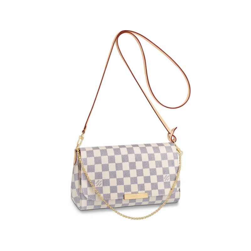 Replica Louis Vuitton Damier Azur Canvas Favorite Mm N41275