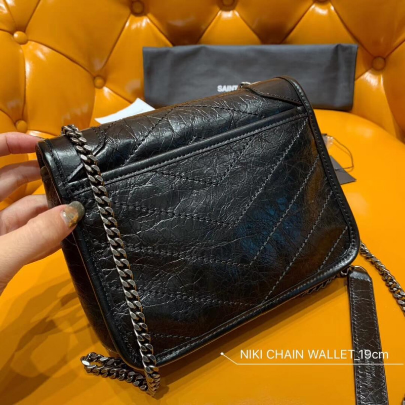 Replica Saint Laurent Niki Chain Wallet Shoulder Bag 583103