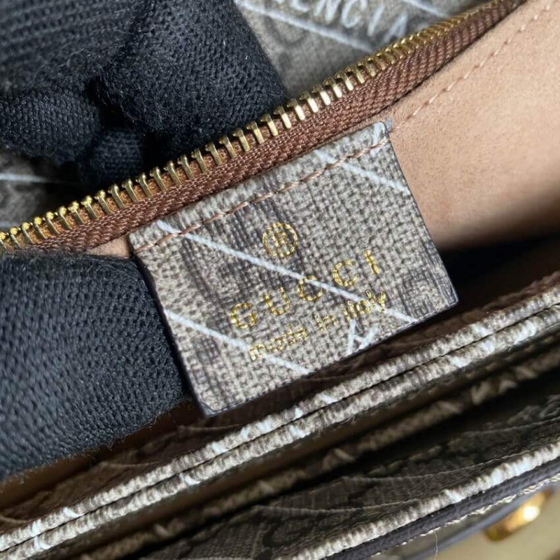 Replica Gucci X Balenciaga Horsebit 1955 Shoulder Bag 602204