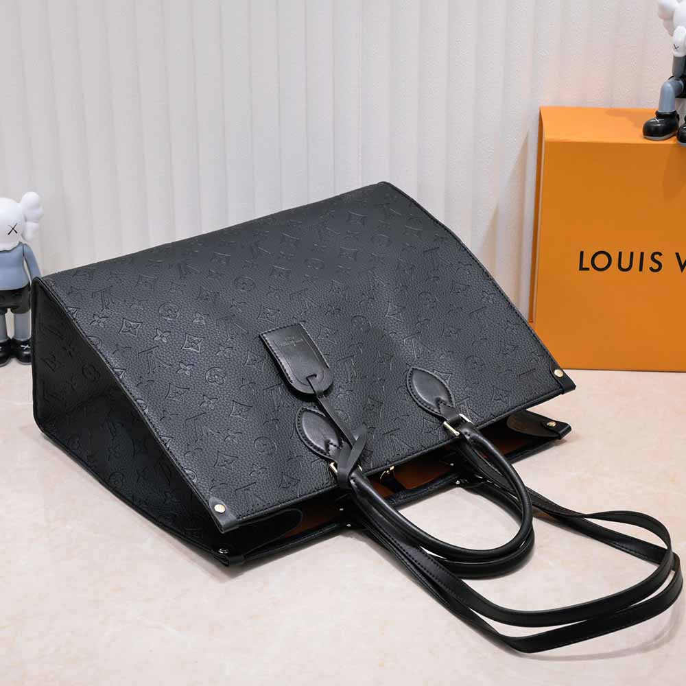 Replica Louis Vuitton Onthego Gm-M45320 41Cm Blk/Blue/Red