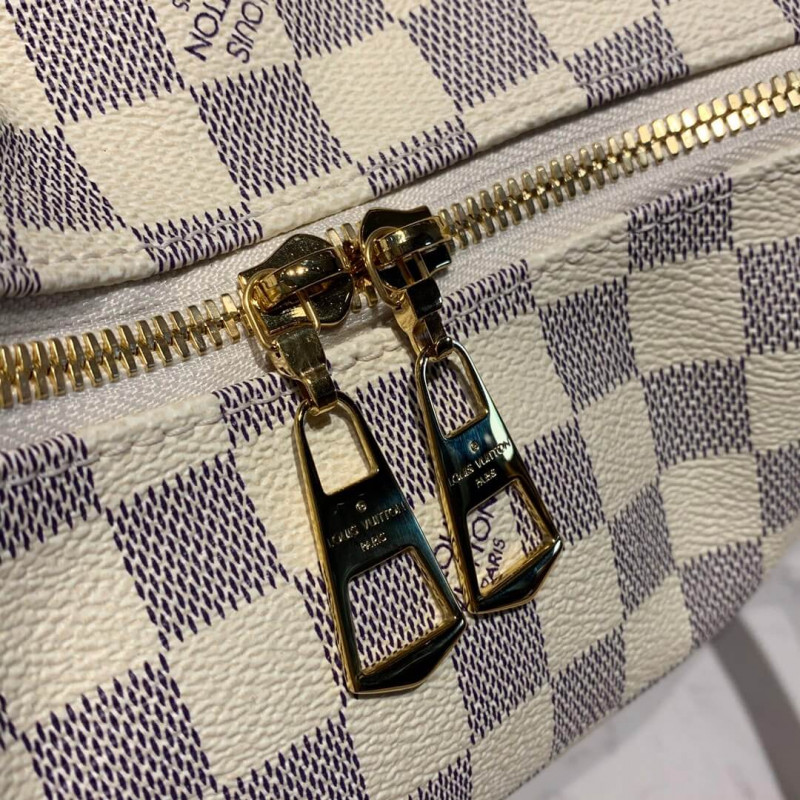 Replica Louis Vuitton Damier Azur Canvas Lymington N40022
