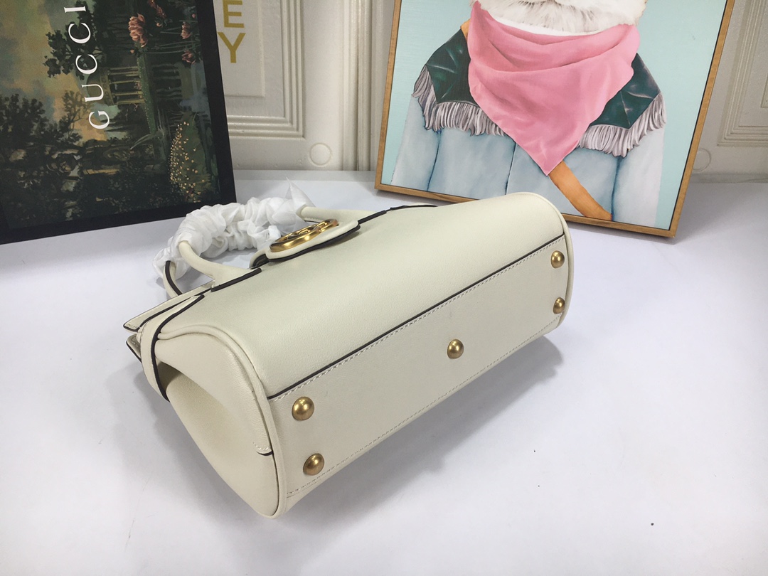 Replica Gucci Small Top Handle Bag With Double G