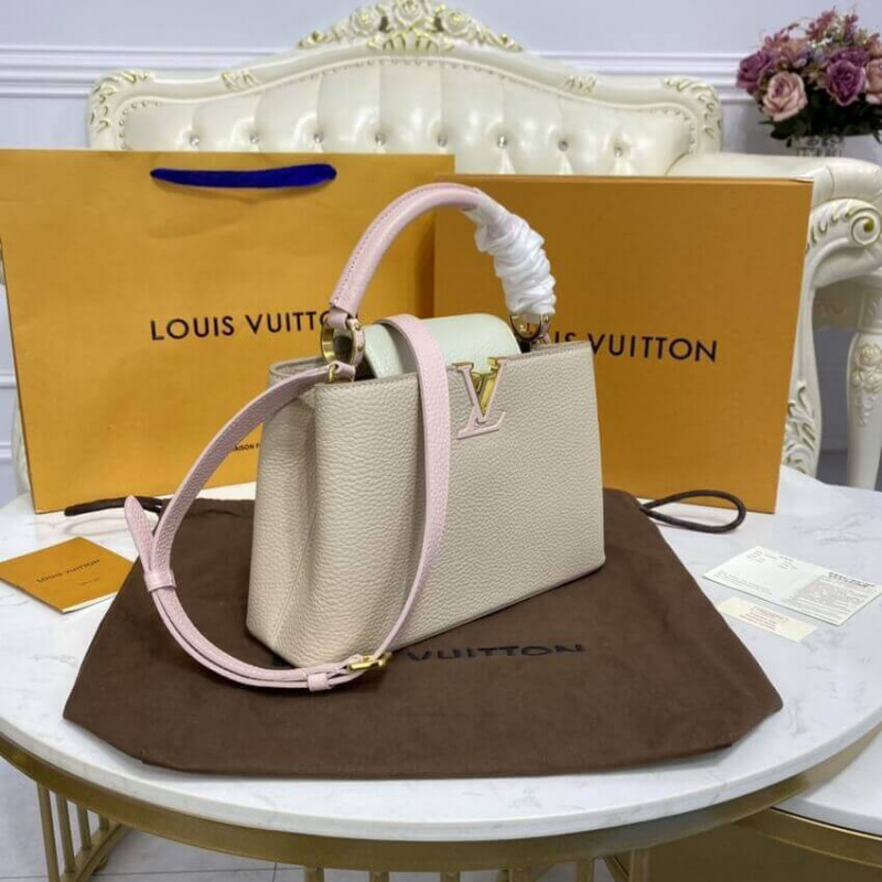 Replica Louis Vuitton Taurillon Leather Capucines Bb M57223