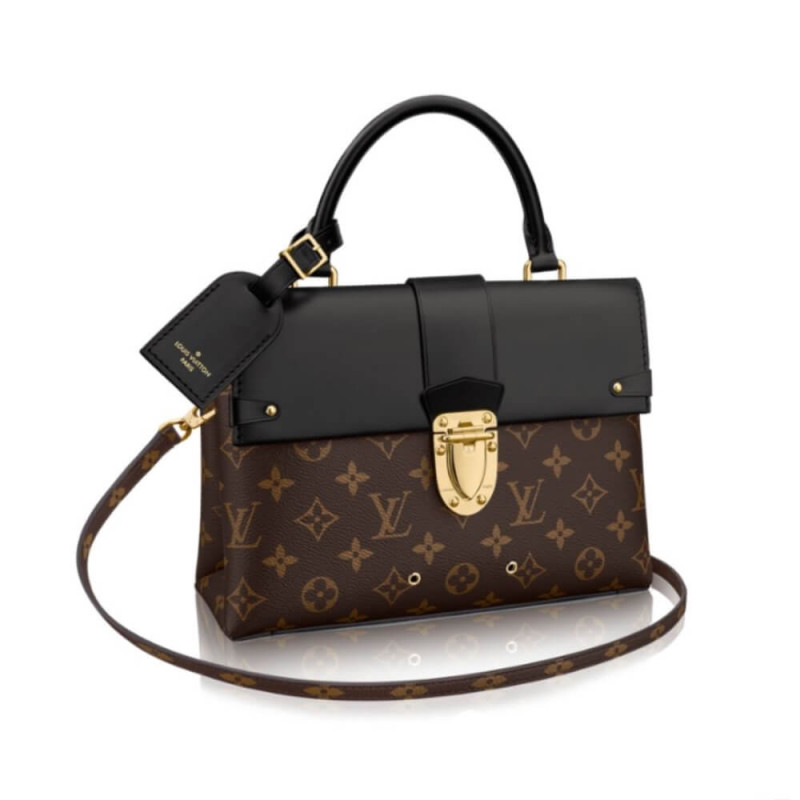 Replica Louis Vuitton Monogram Canvas One Handle Flap Bag Mm M43125