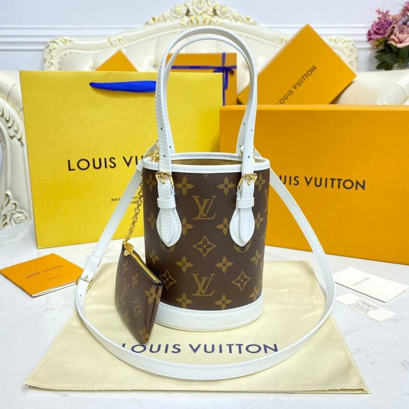 Replica Louis Vuitton Monogram Nano Bucket Bag M81489