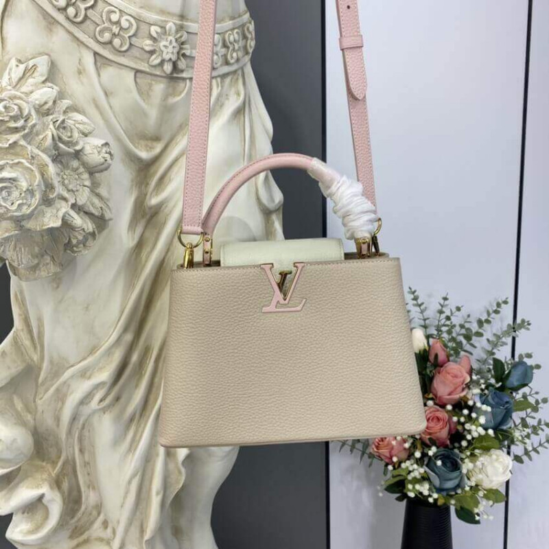 Replica Louis Vuitton Taurillon Leather Capucines Bb M57223