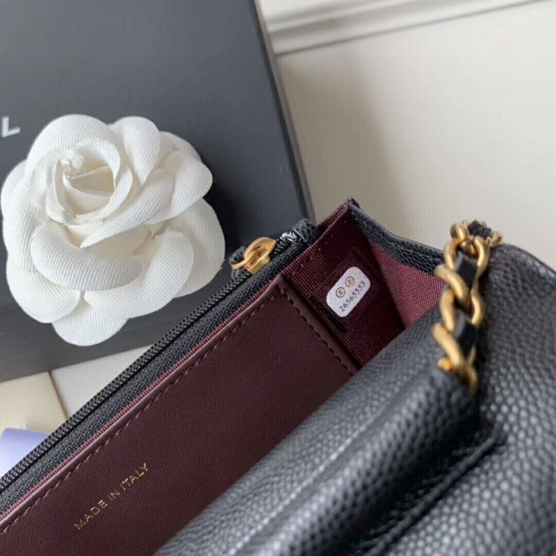 Replica Chanel Caviar Quilted Wallet On Chain Woc A33814