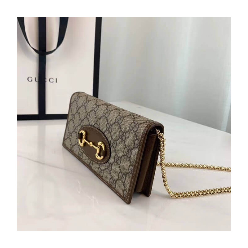 Replica Gucci 1955 Horsebit Wallet With Chain 621892