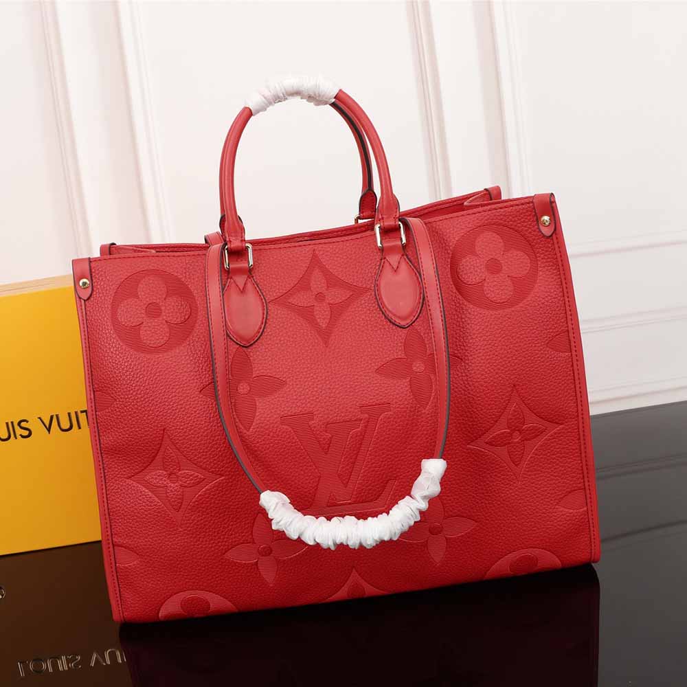 Replica Louis Vuitton Onthego Gm-M45320 41Cm Blk/Blue/Red