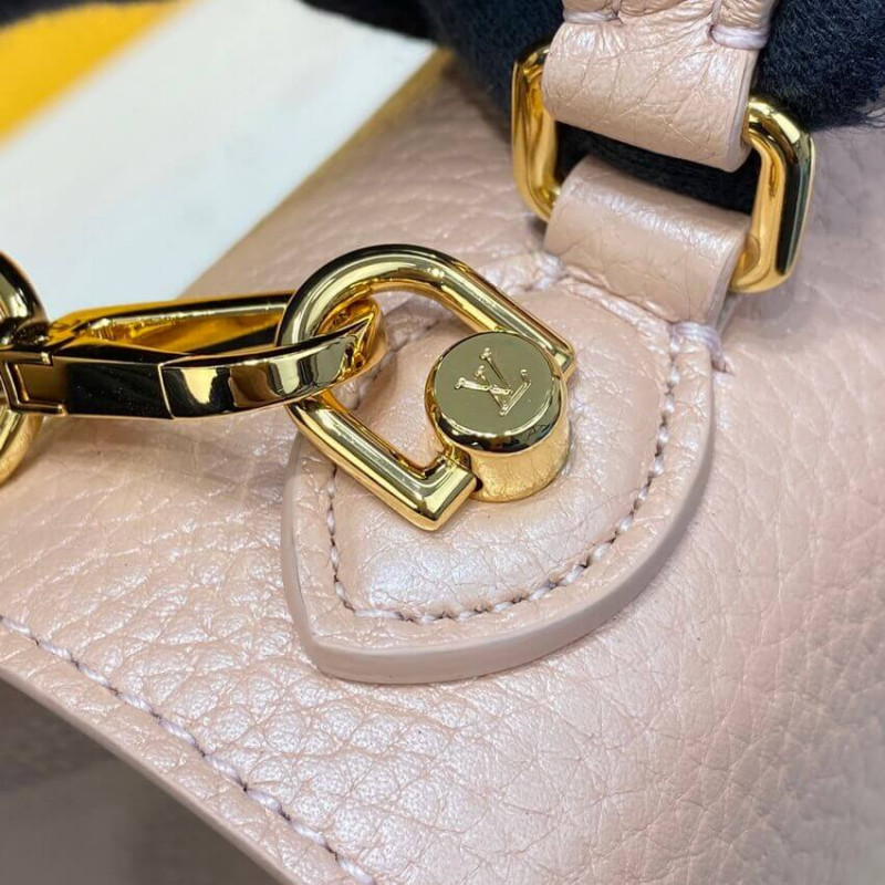 Replica Louis Vuitton Twist One Handle Mm M57090 Champagne Metallise