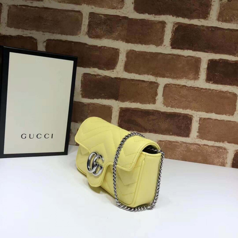 Replica Gucci Gg Marmont Matelasse Super Mini Bag 476433