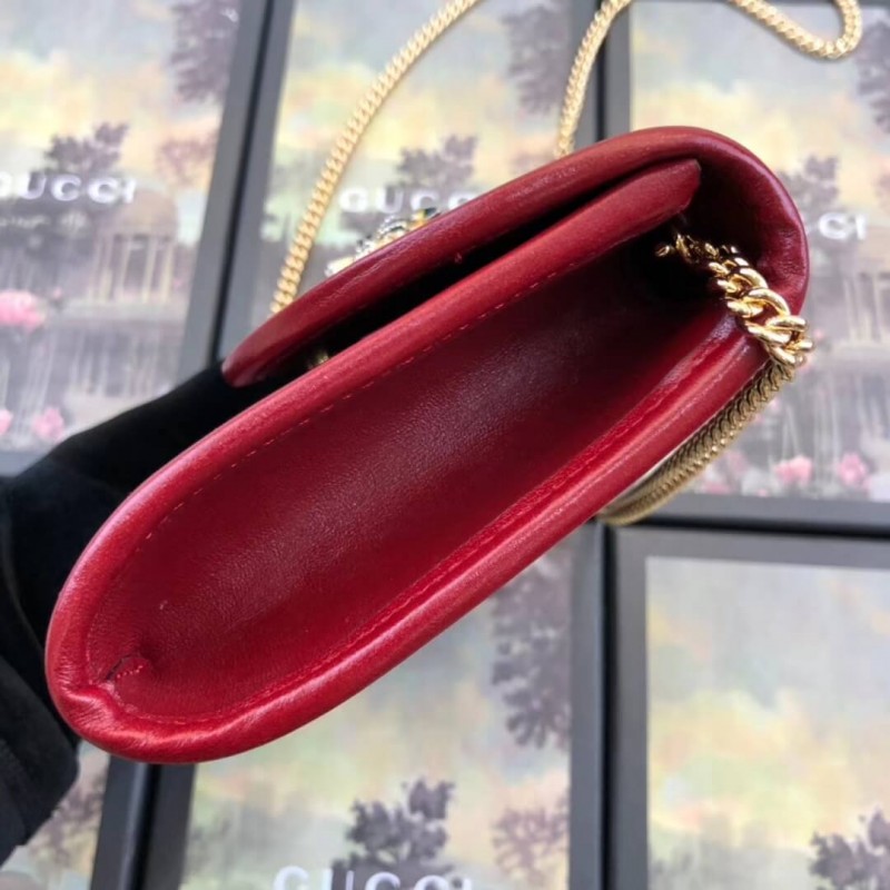 Replica Gucci Smooth Leather Rajah Mini Bag 573797