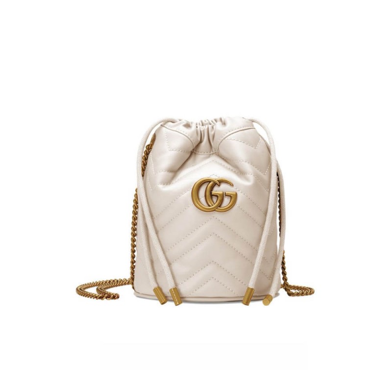 Replica Gucci Gg Marmont Matelasse Mini Bucket Bag 575163