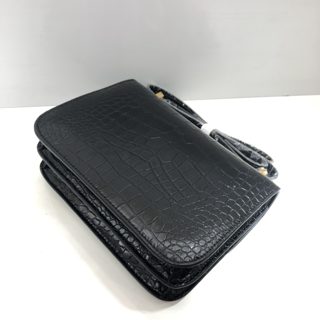 Replica Hermes Constance Crocodile Leather Pattern Cross Body Bag