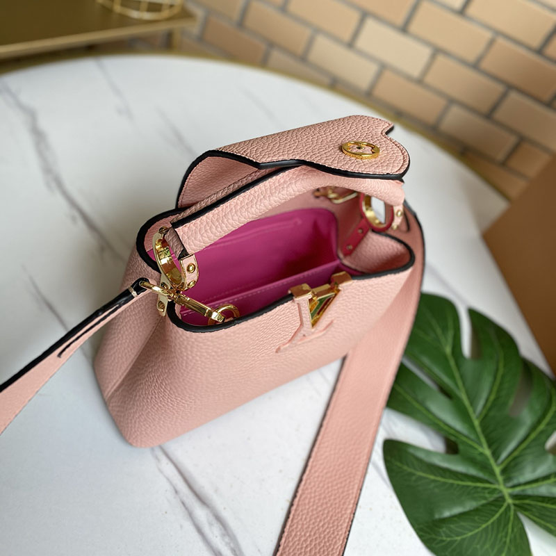 Replica Louis Vuitton Capucines Mini Black/White/Red/Pink/Beige