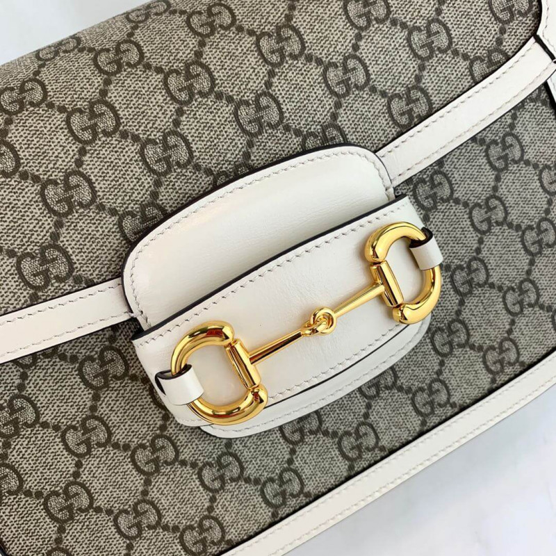 Replica Gucci 1955 Horsebit Gg Supreme Shoulder Bag 602204