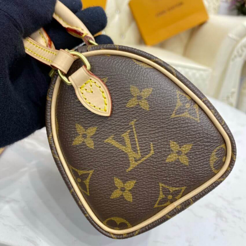 Replica Louis Vuitton Monogram Canvas Nano Speedy M61252