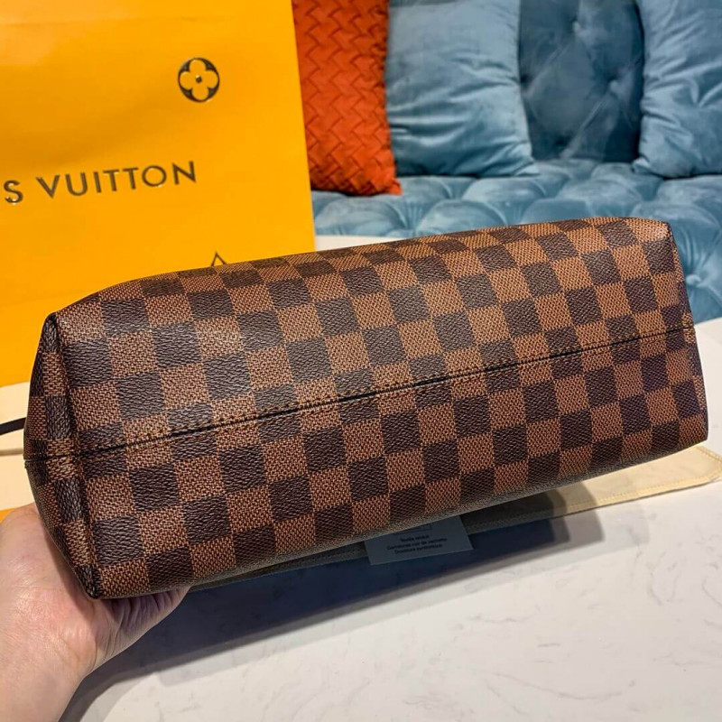 Replica Louis Vuitton Damier Ebene Canvas Graceful Pm N44044