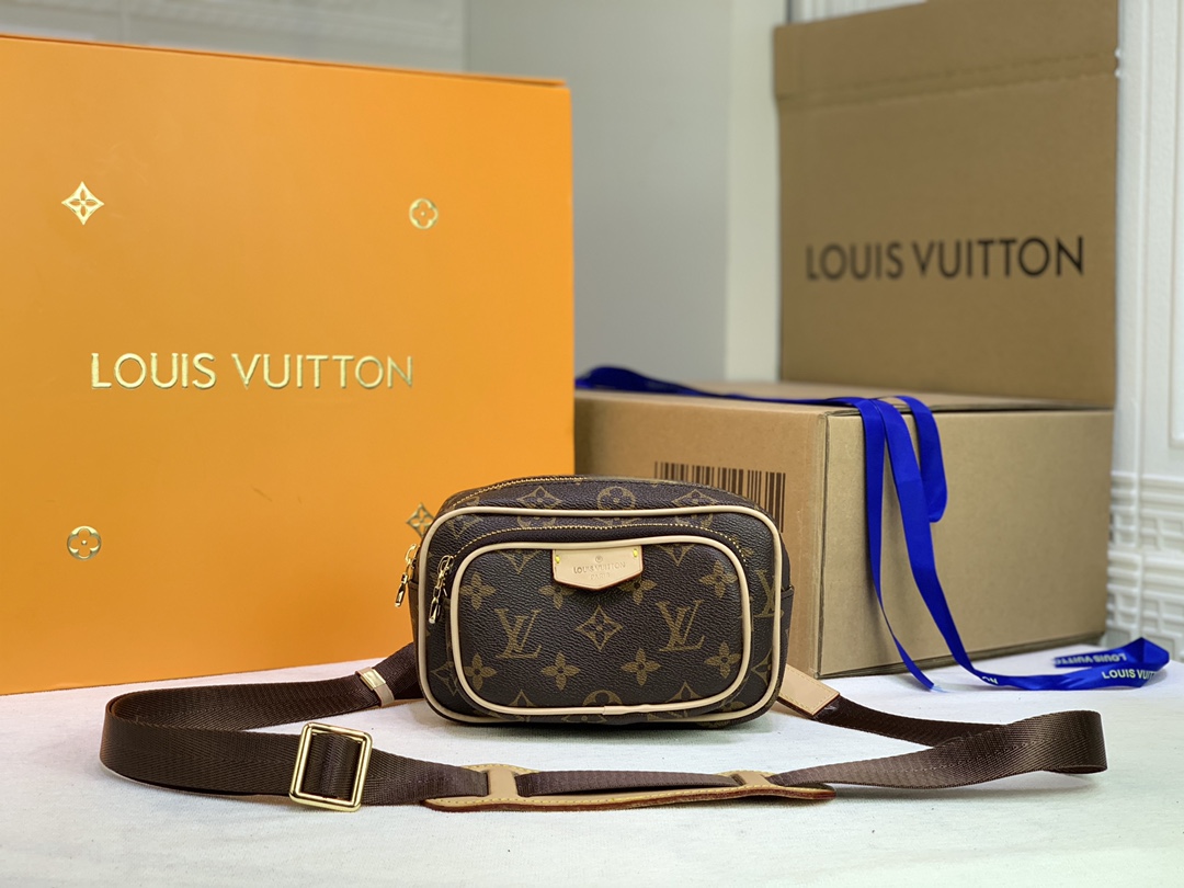 Replica Louis Vuitton Taigarama Outdoor Pouch Brown/Black