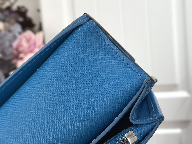 Replica Louis Vuitton Brazza Wallet Blue Monogram