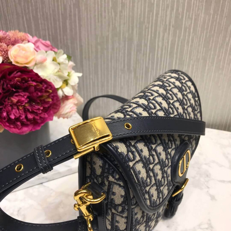 Replica Christian Dior Medium Dior Bobby Bag In Oblique Jacquard M9319
