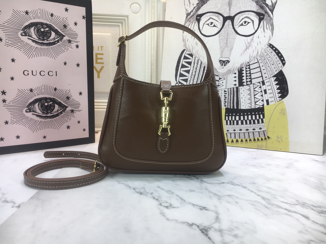 Replica Gucci Jackie 1961 Mini Hobo Bag 637092 Solid
