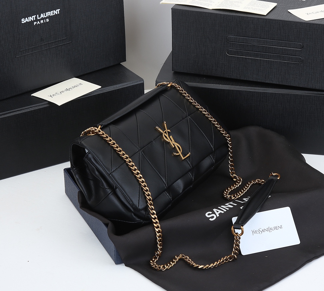 Replica Ysl Jamie Medium  Carre Rive Gauche  In Lambskin