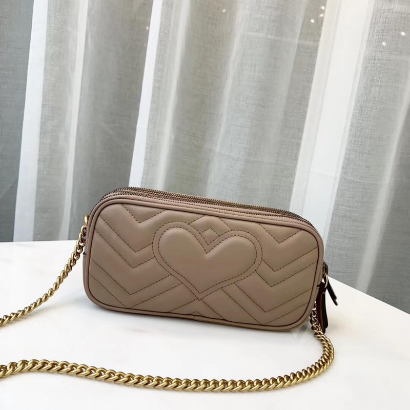 Replica Gucci Gg Marmont Mini Chain Bag 546581