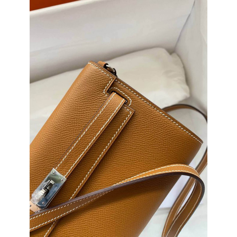 Replica Hermes Kelly Wallet To Go Woc 499041 Brown
