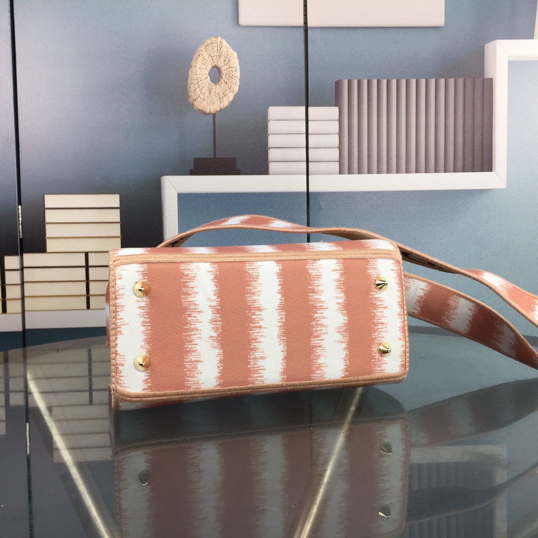 Replica Dior Medium Lady D-Lite Bag Blue/Red/O